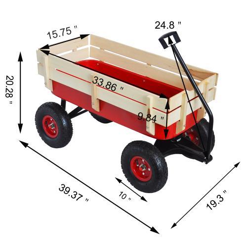 "Keyword"
"outdoor sports tools wooden utility pneumatic tire wheelbarrow"
