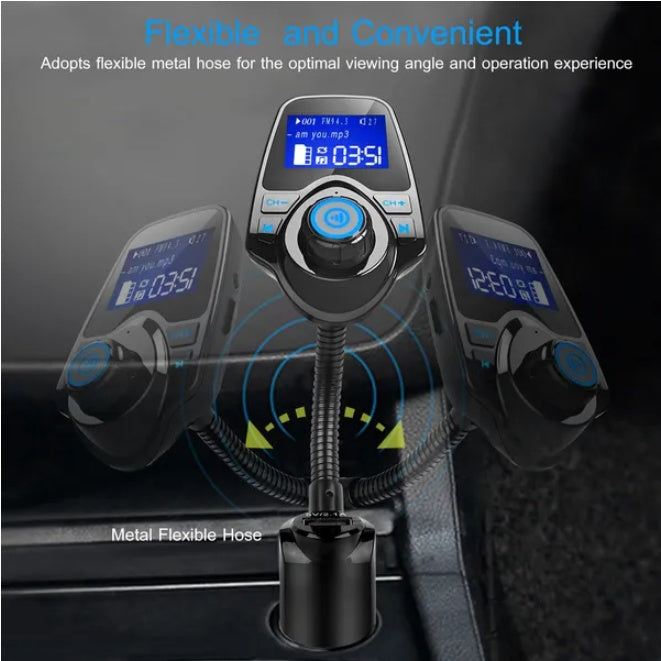 Wireless Car FM Adapter with Display