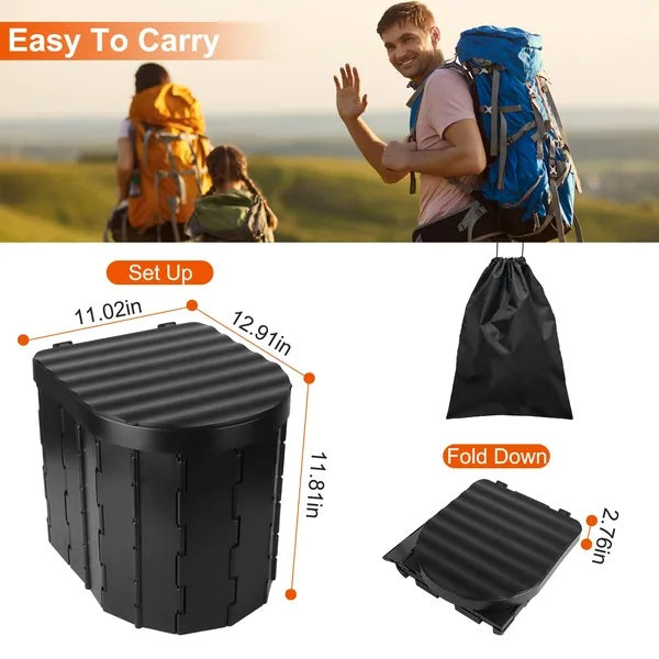 Emergency Foldable Car Camping Toilet