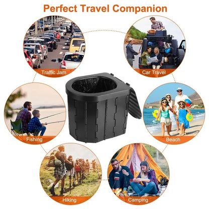 Emergency Foldable Car Camping Toilet