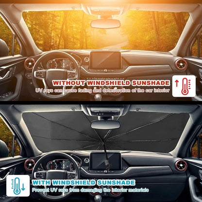 Foldable ReflectorCar Windshield Umbrella Sunshade
