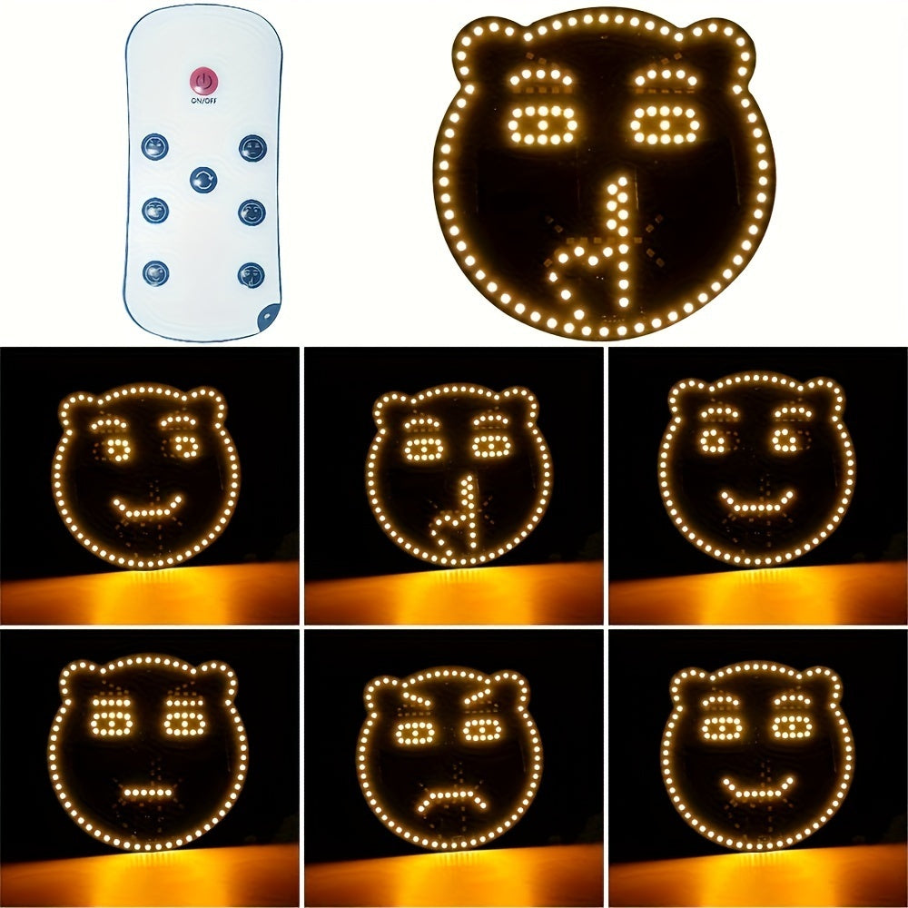 Bear Expression LED Car Light