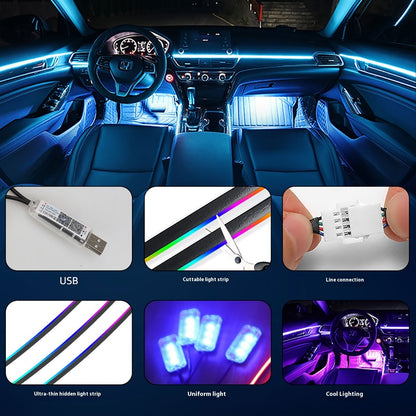 Magic Color Car Interior Ambient Lighting Kit