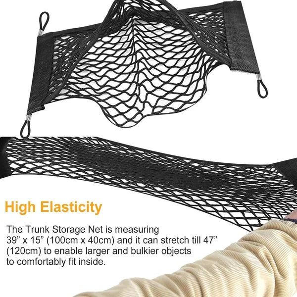 Trunk Cargo Net Stretchable Car Storage Organizer
