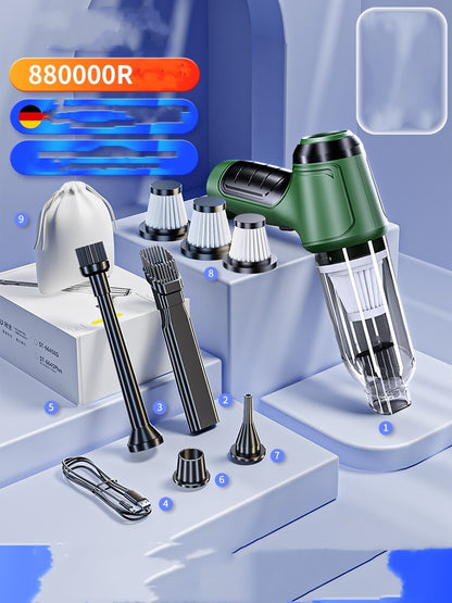 TurboClean Wireless Car Vacuum Pro