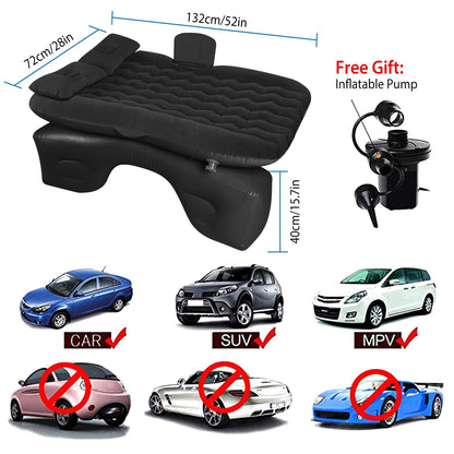 Premium TravelGuard Inflatable Car Air Mattress Set