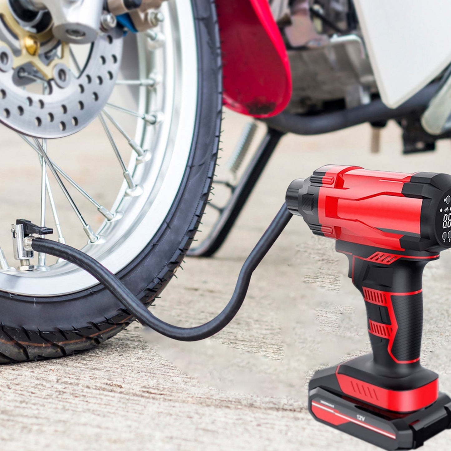 TurboAir Max 150PSI Cordless rechargable Tire Inflator