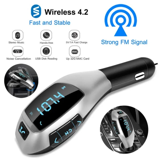 Smart FM Bluetooth Car Transmitterr