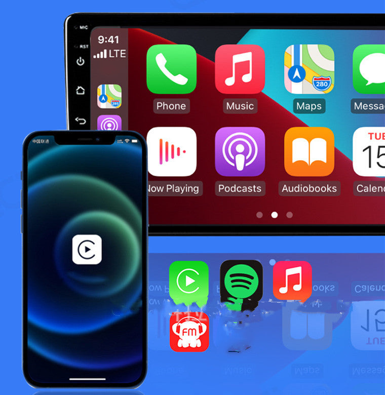 2-in-1 Wireless Car Navigation Touchscreen