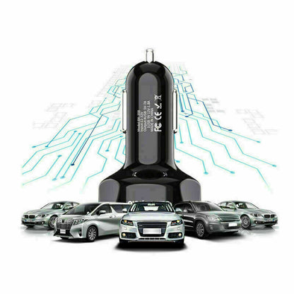 QuadCharge 45W Mini Car USB Fast Charger (4-Port)