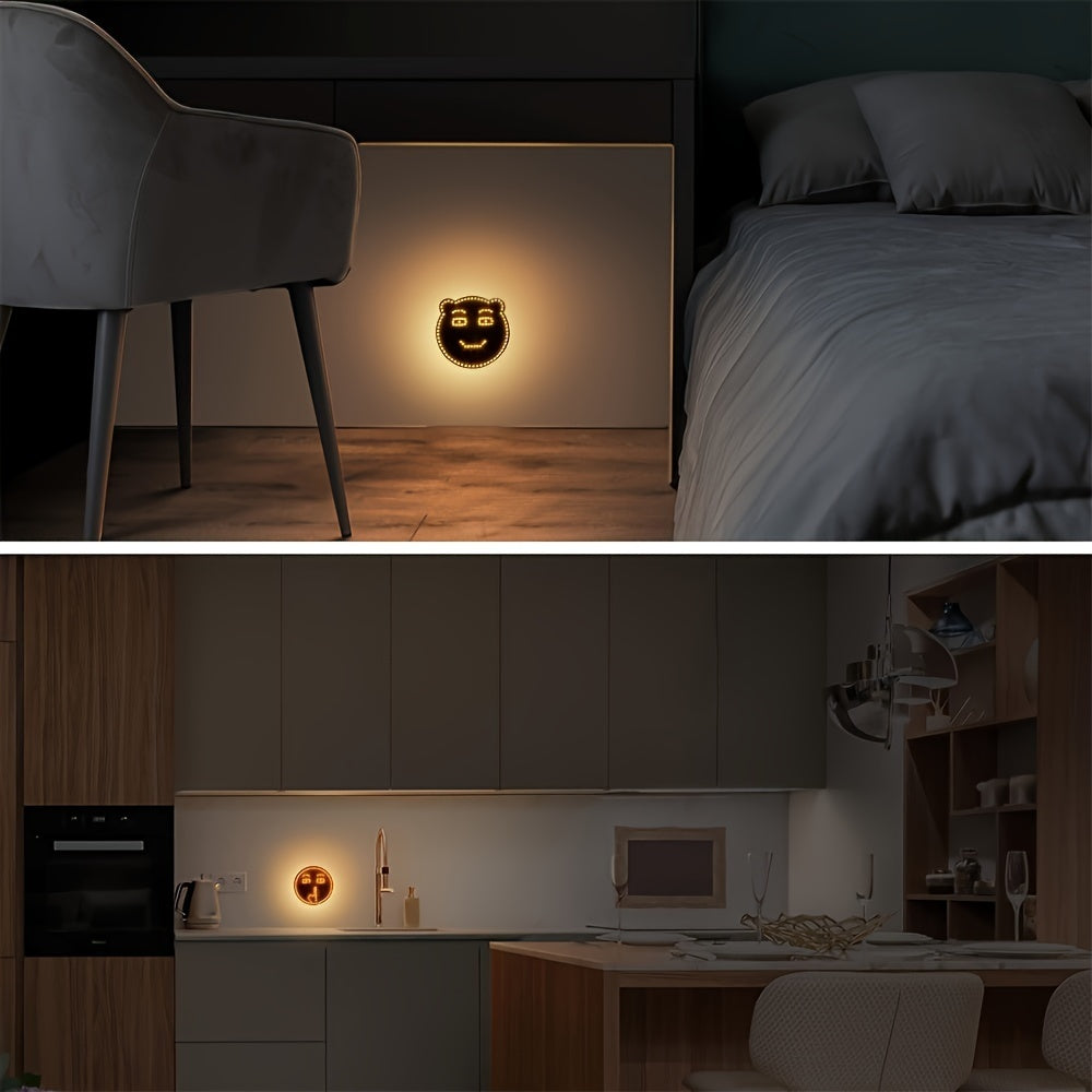 Bear Expression LED Car Light