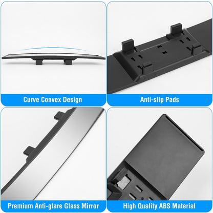 11.4" Panoramic Clip-On Rearview Mirror