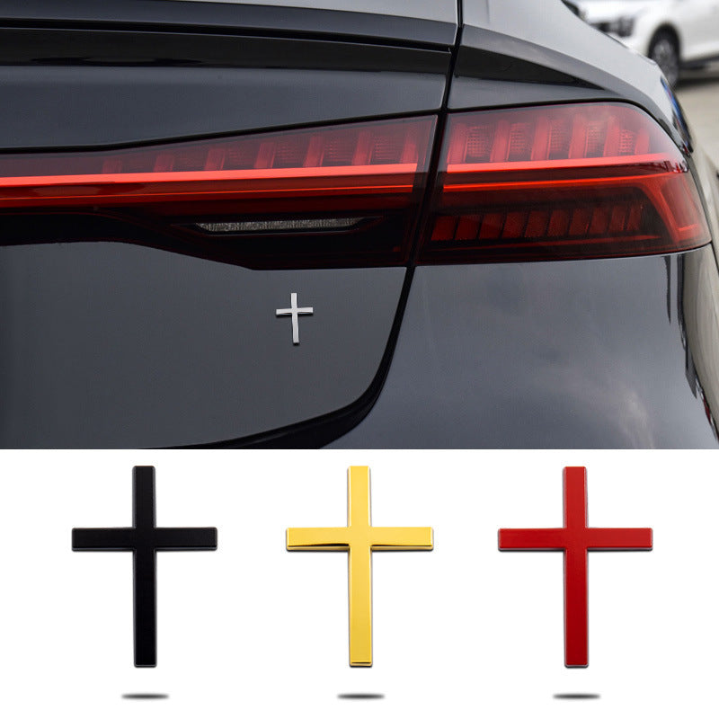 3D Metal Cross Car Emblem