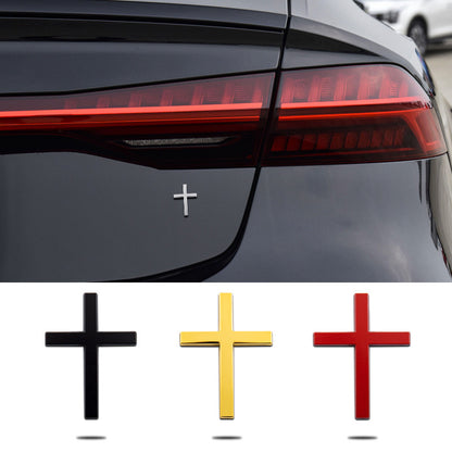 3D Metal Cross Car Emblem