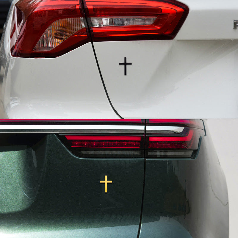 3D Metal Cross Car Emblem