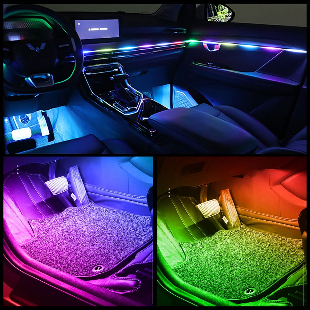Magic Color Car Interior Ambient Lighting Kit