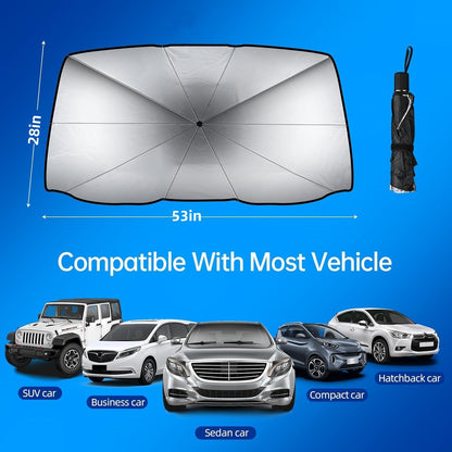 Foldable ReflectorCar Windshield Umbrella Sunshade