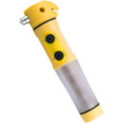 Multi-Functional Emergency Car Safety Hammer & Flashlight
