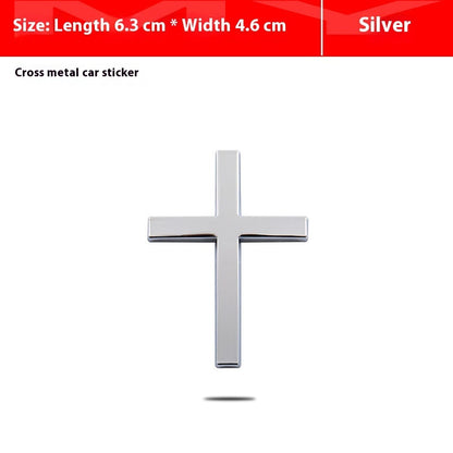 3D Metal Cross Car Emblem