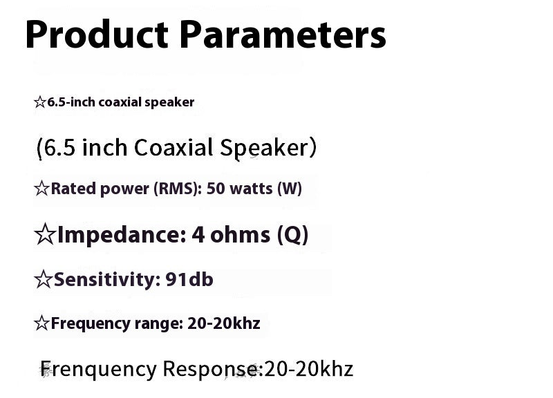 6.5-inch Car Audio Modification Subwoofer