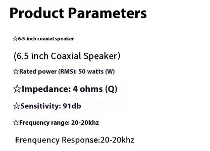6.5-inch Car Audio Modification Subwoofer