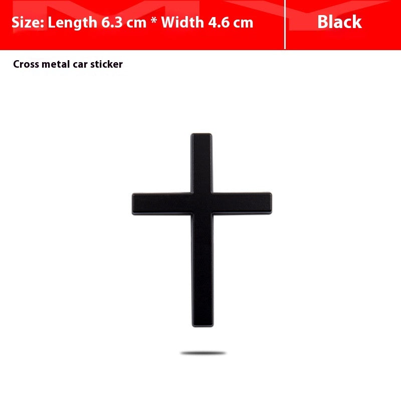 3D Metal Cross Car Emblem