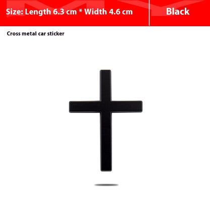 3D Metal Cross Car Emblem