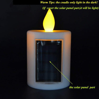 Solar LED Flameless Candle Light