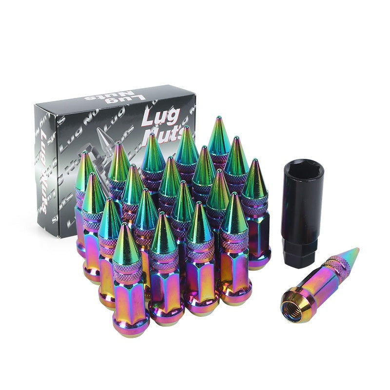 Spiked Lug Nuts Heavy-Duty Carbon Steel Wheel Nuts