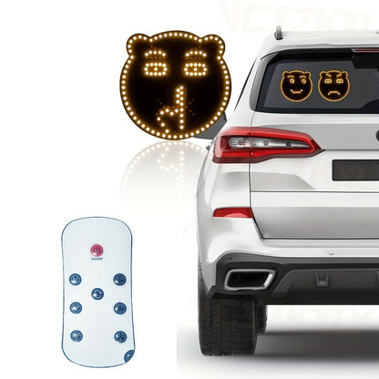 Bear Expression LED Car Light