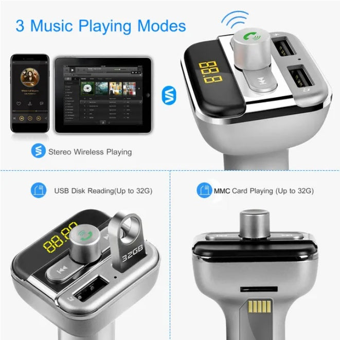 Car Mounted Wireless FM Transmitter