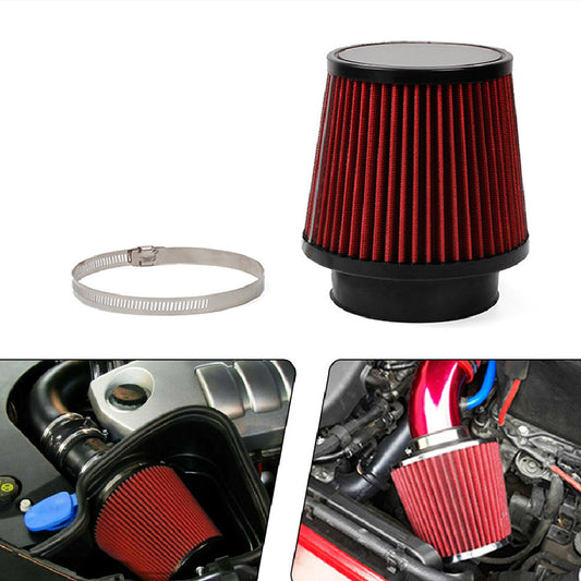 Car High-Flow Performance Air Filter (100mm Inlet)