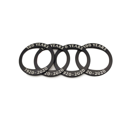 100th Anniversary Premium Car Modification Alloy Sticker