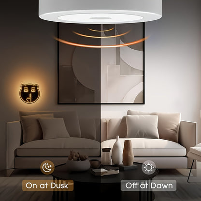 Bear Expression LED Car Light