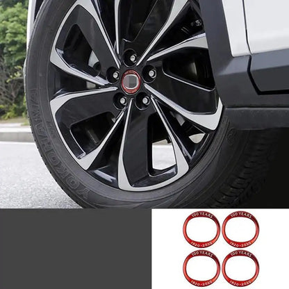 100th Anniversary Premium Car Modification Alloy Sticker