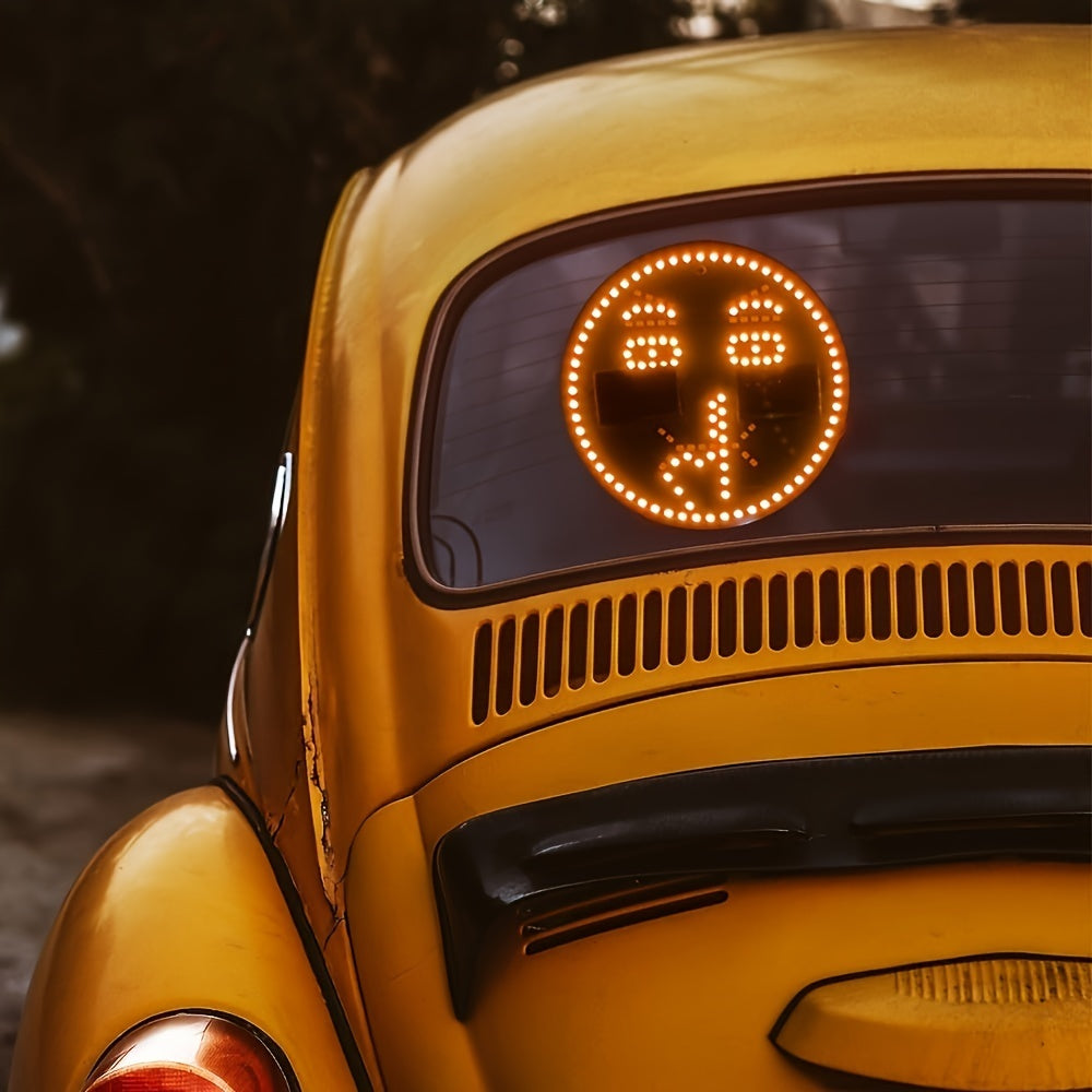 Bear Expression LED Car Light