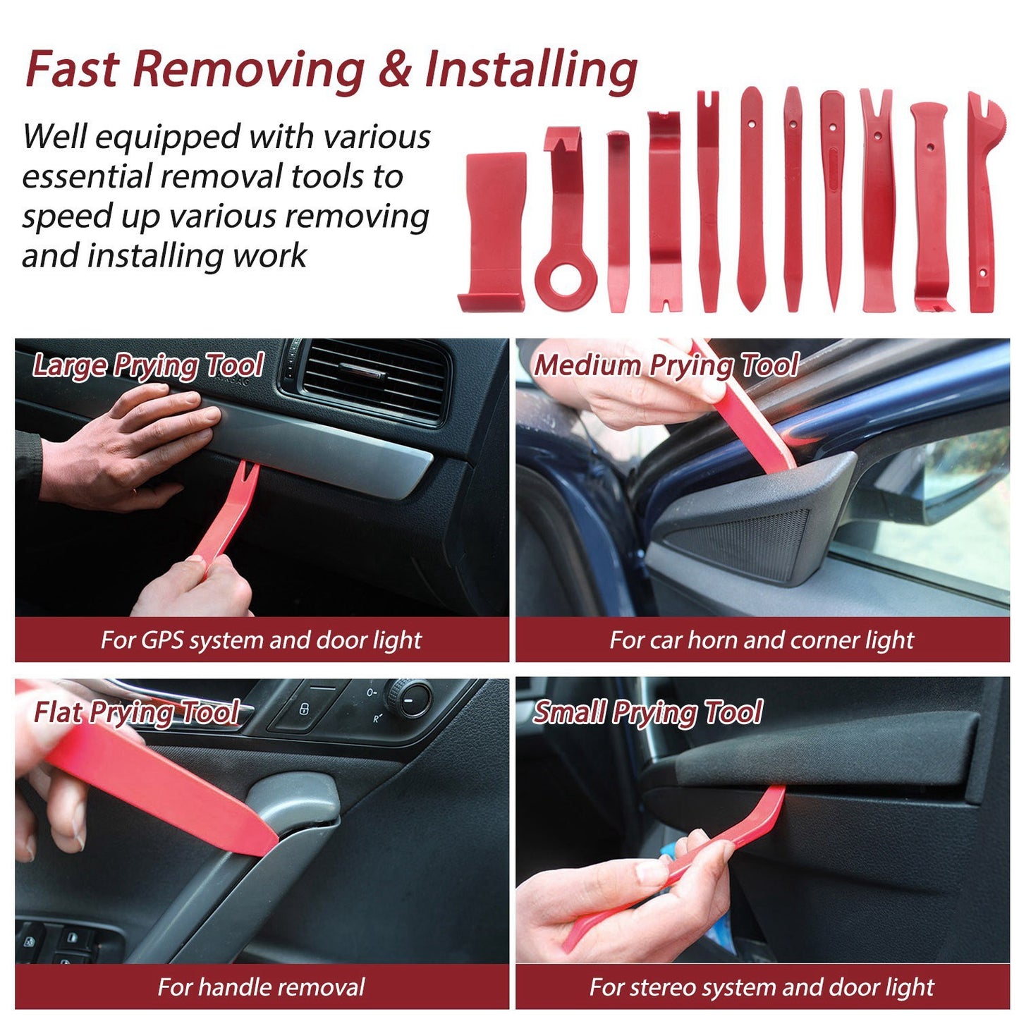 13-in-1 Car Trim Removal Tool Kit