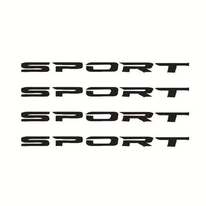 Car SPORT Rim Stripe Decal (4pcset)