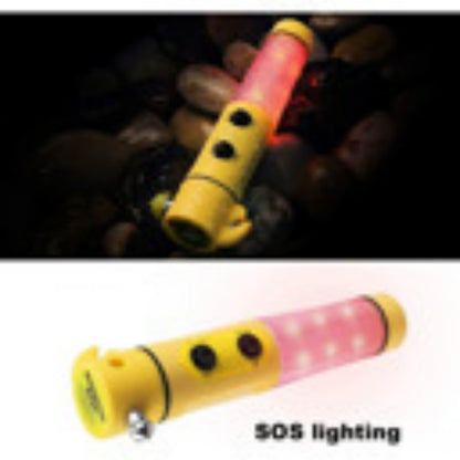 Multi-Functional Emergency Car Safety Hammer & Flashlight