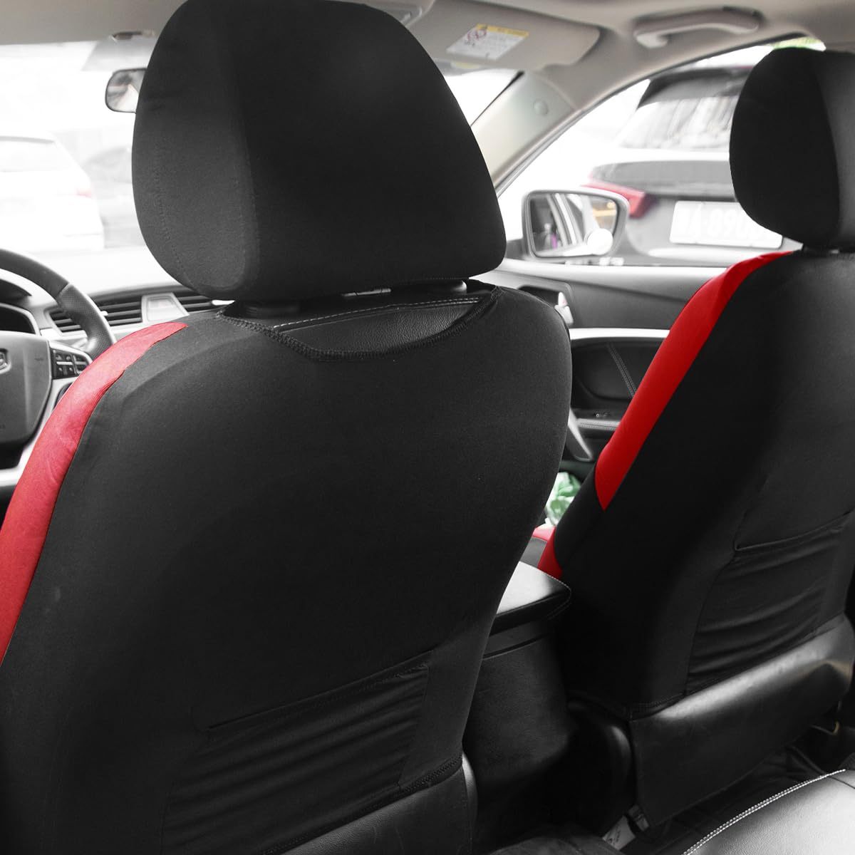 Premium Polyester Front Car Seat Covers (2-Pack)