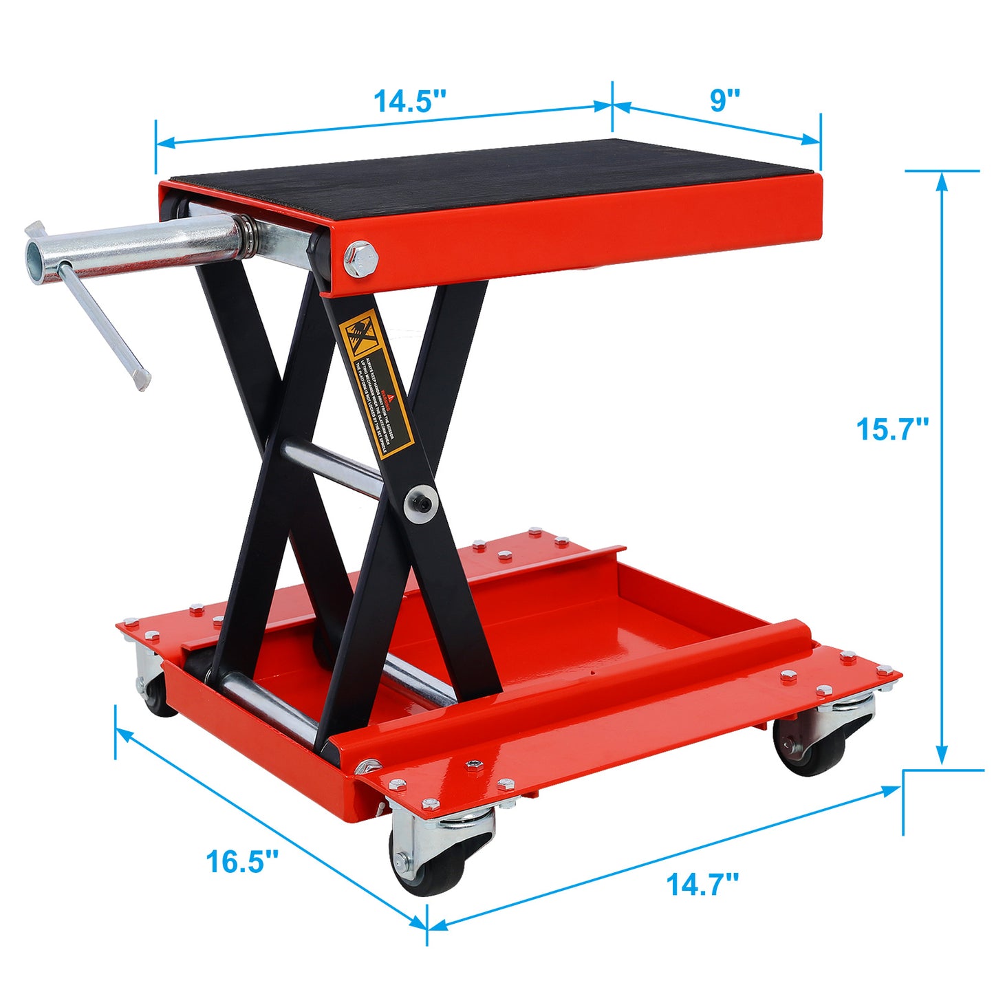 1100 lb Steel Motorcycle Scissor Lift