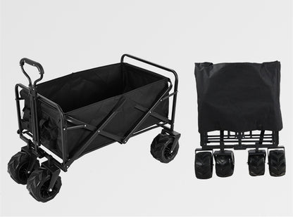 Folding Outdoor Utility Wagon Portable Camping (100kg Load)