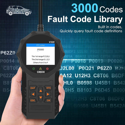 Automotive OBD2 Scanner OBD Code Reader Car Check Engine Fault Diagnostic Tool
