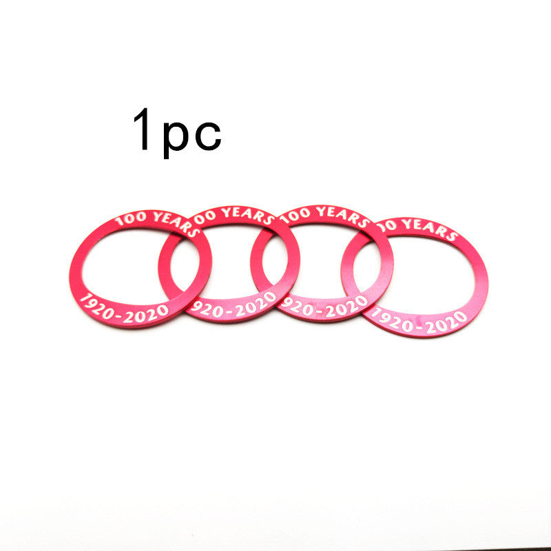 100th Anniversary Premium Car Modification Alloy Sticker